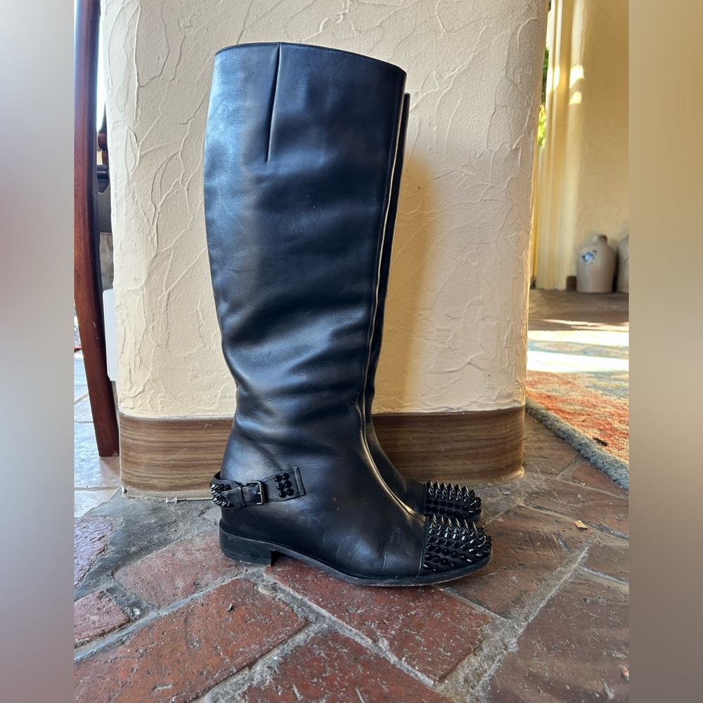 Christian Louboutin Egoutina leather boots